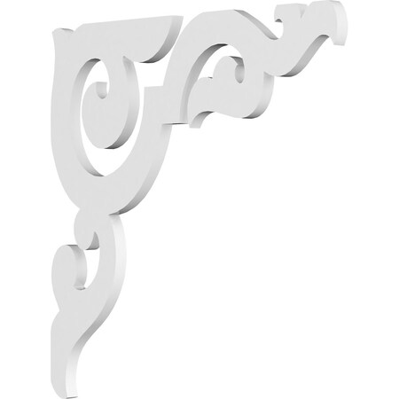 Rotherham Architectural Grade PVC Bracket, 5/8W X 16D X 16H